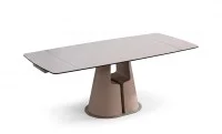 Masă Living Extensibilă Blat Ceramic Bej CT134