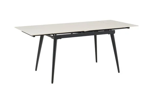Set Masă Living Extensibilă DTM0101CS Bej cu 4 Scaune KJC0357 Negre
