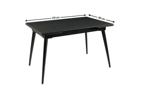 Set Masă Living Extensibilă Set Masă Extensibilă DTM0101CS Gri cu 6 Scaune DCM2001AF Gri