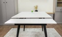 Masa Living Extensibilă Blat Ceramic DTM0101CS, Bej