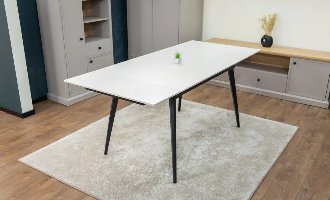 Masa Living Extensibilă Blat Ceramic DTM0101CS, Bej 2