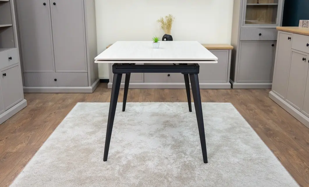 Masa Living Extensibilă Blat Ceramic DTM0101CS, Bej 7