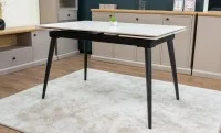 Masa Living Extensibilă Blat Ceramic DTM0101CS, Bej 10