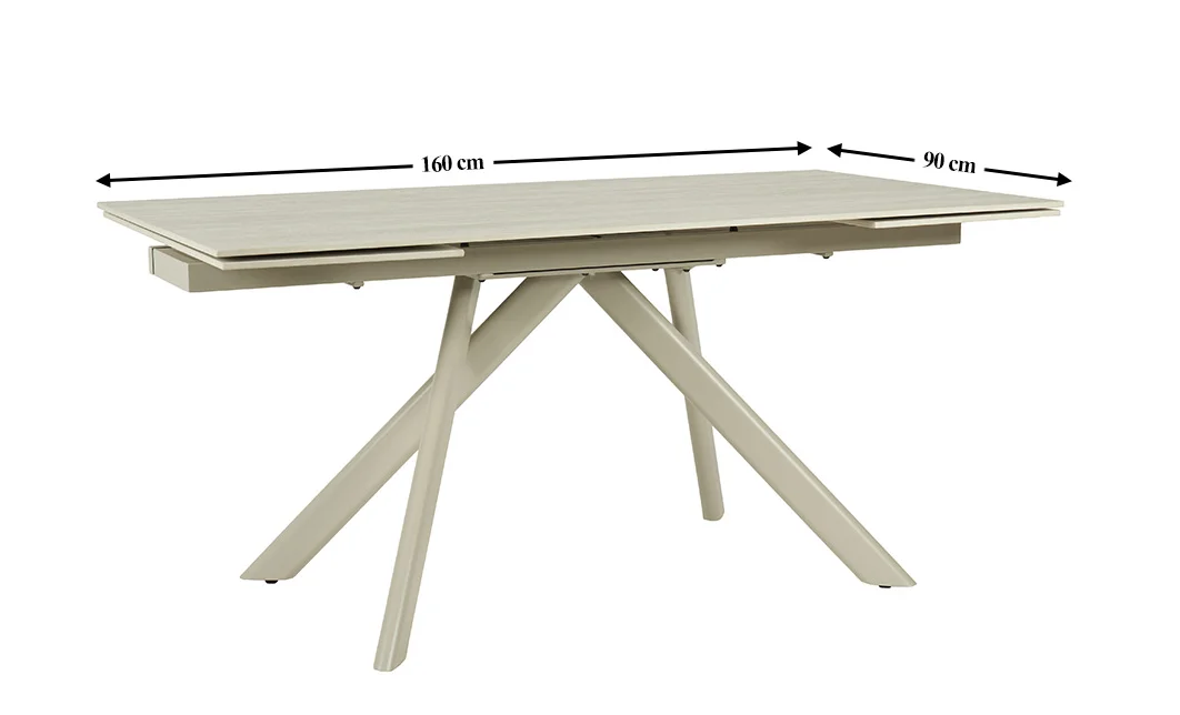 Masa Living Extensibila Blat Ceramic Bej DTM0107 2