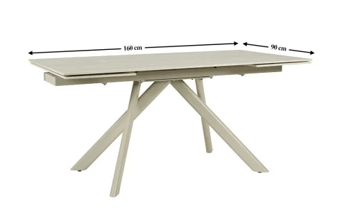 Masa Living Extensibila Blat Ceramic Bej DTM0107