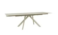 Set Masă Living Extensibilă Set Masă Extensibilă DTM0107CS Bej cu 4 Scaune Gri Deschis 3