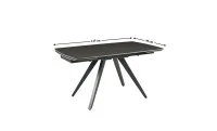Set Masă Living Extensibilă Gri DTM0109 cu 6 Scaune Living JY6450X-M2 Gri Inchis 1
