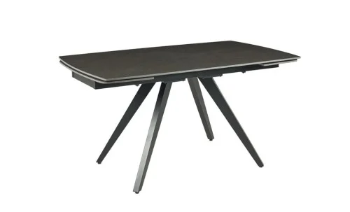 Set Masă Living Extensibilă Gri DTM0109 cu 6 Scaune Living JY6450X-M2 Gri Inchis