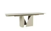 Masă Living Extensibilă DTM0405CS cu Blat Ceramic Bej