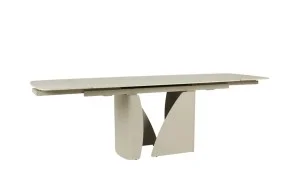 Masă Living Extensibilă DTM0405CS cu Blat Ceramic Bej