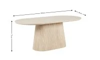  Masa Living  Blat Ceramic DTW0801MC Bej
