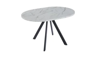 Masă Living Extensibilă DTW0902MBE Alb Ceramic