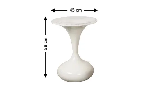 Masuta Cafea KJCT008 White