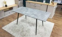 Set Masă Living Extensibilă KJT546 Gri cu 4 Scaune Tapițate KJC356 Gri 6
