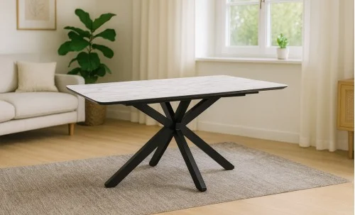 Masa Living Extensibila Mona 250 cm Alb