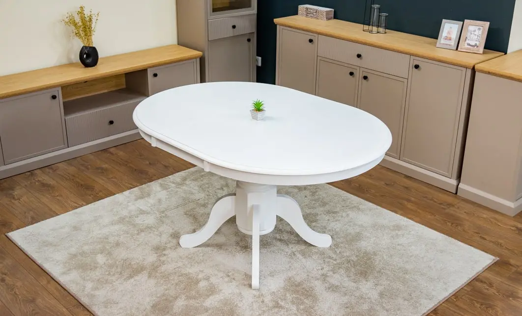 Masa Living Extensibila Olivia Alb M.L.