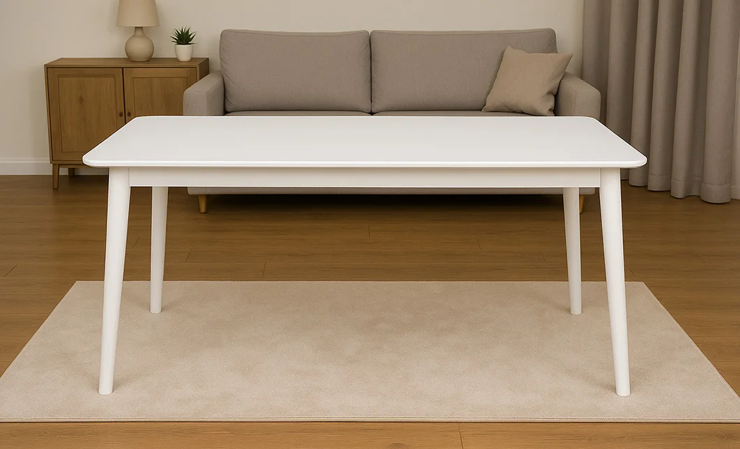 Set Masa Fixă Palmdale Albă cu 6 Scaune Palmdale 7
