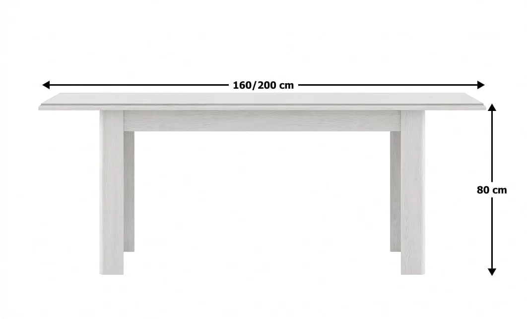 Masa Living Extensibila White 006/STO160 1