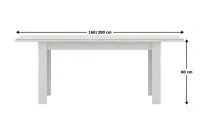 Masa Living Extensibila White 006/STO160