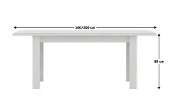 Masa Living Extensibila White 006/STO160