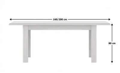 Masa Living Extensibila White 006/STO160