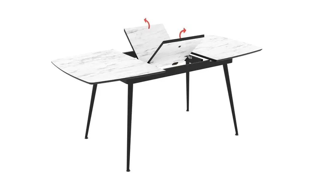 Masa Living Extensibila Yense 145 cm Alb