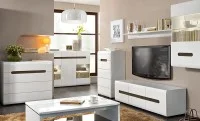 Comodă Living Azteca KOM5S cu 5 Sertare, Albă 6