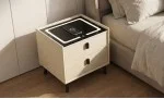 Noptieră Smart Multifuncțională KJ106 Albă