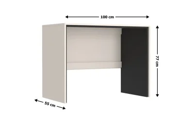 Birou Prime BIU100, Cashmir / Negru