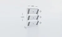 Pantofar 3 Usi UK White 5