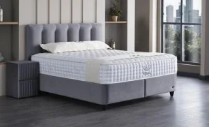 Set Pat Tapitat cu Saltea Bonita 160 x 200