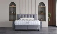 Set Pat Tapitat cu Saltea Bonita 160 x 200 3