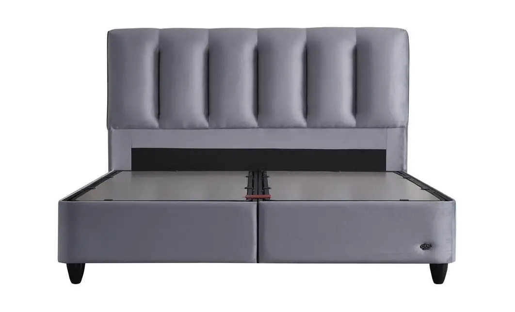 Set Pat Tapitat cu Saltea Bonita 160 x 200 5