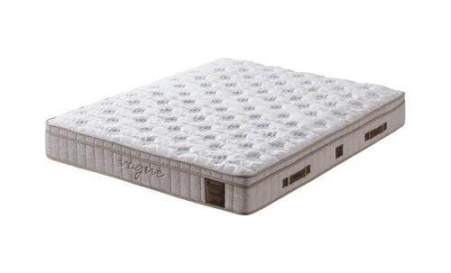 Set Pat Tapițat cu Saltea Vogue și Somieră Rabatabilă 180x200