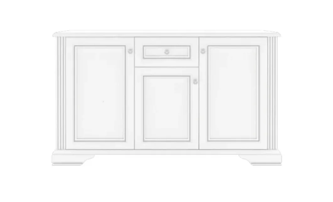 Comoda White 012/3D1S