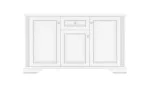 Comoda White 012/3D1S