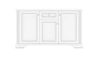 Comoda White 012/3D1S
