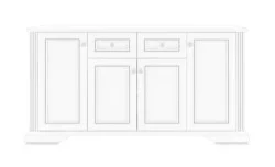Comoda White 013/4D2S