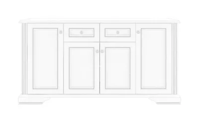 Comoda White 013/4D2S