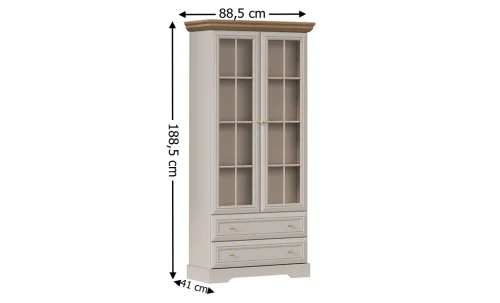 Vitrină Kora KRW2 Cashmere 2D 2DR