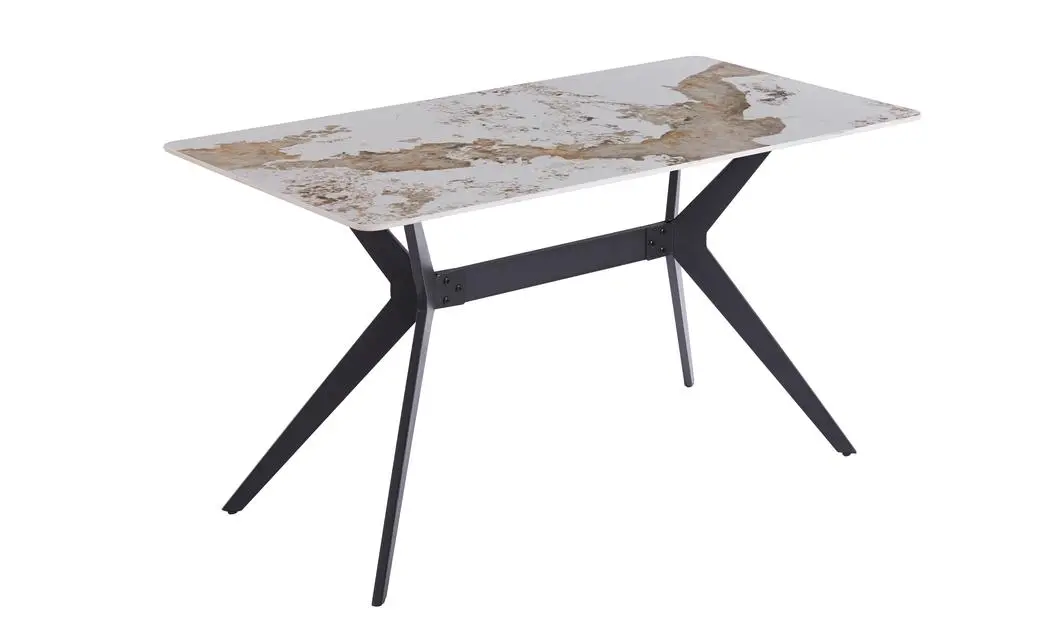 Set Masă Living cu 4 Scaune KJD6315 Bej