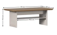 Măsuță de cafea Kora KL2 Cashmere 