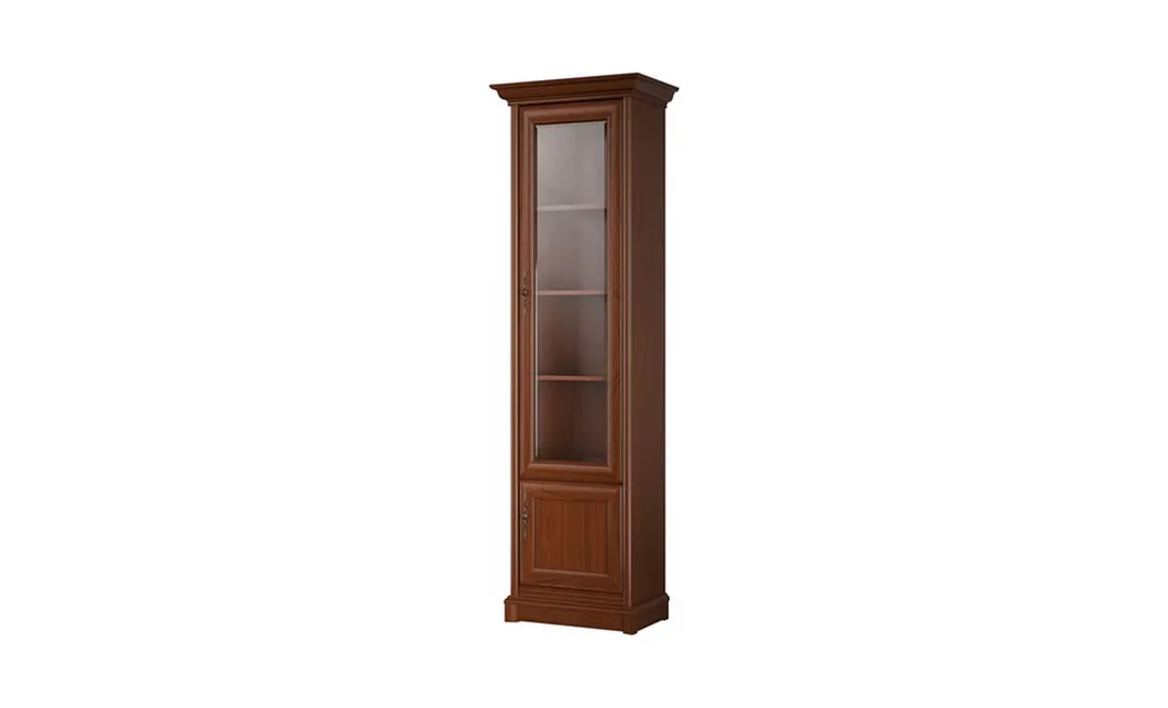 Vitrină Living Sonata 1DL cu 1 Ușă, Nuc / Maro 