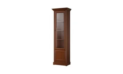 Vitrină Living Sonata 1DL cu 1 Ușă, Nuc / Maro 