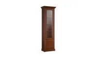 Vitrină Living Sonata 1DP cu 1 Ușă, Nuc / Maro 