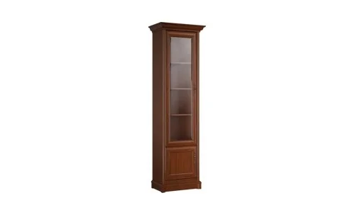 Vitrină Living Sonata 1DP cu 1 Ușă, Nuc / Maro 