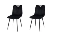 Set 2 Scaune KJC0358 Negre