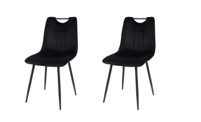Set 2 Scaune KJC0358 Negre
