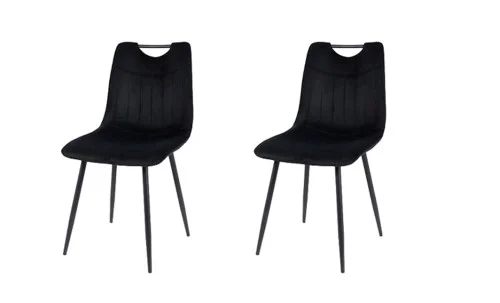 Set 2 Scaune KJC0358 Negre