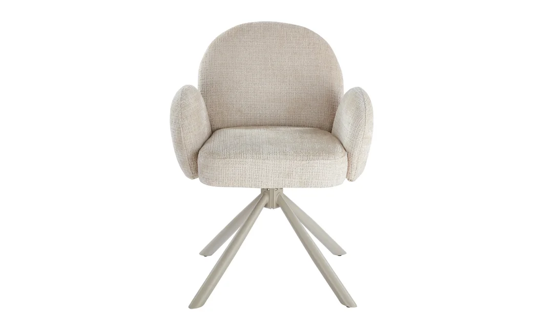 Set Masă Living DTM0408 Extensibilă cu 6 Scaune DCM0518 AS Bej 7